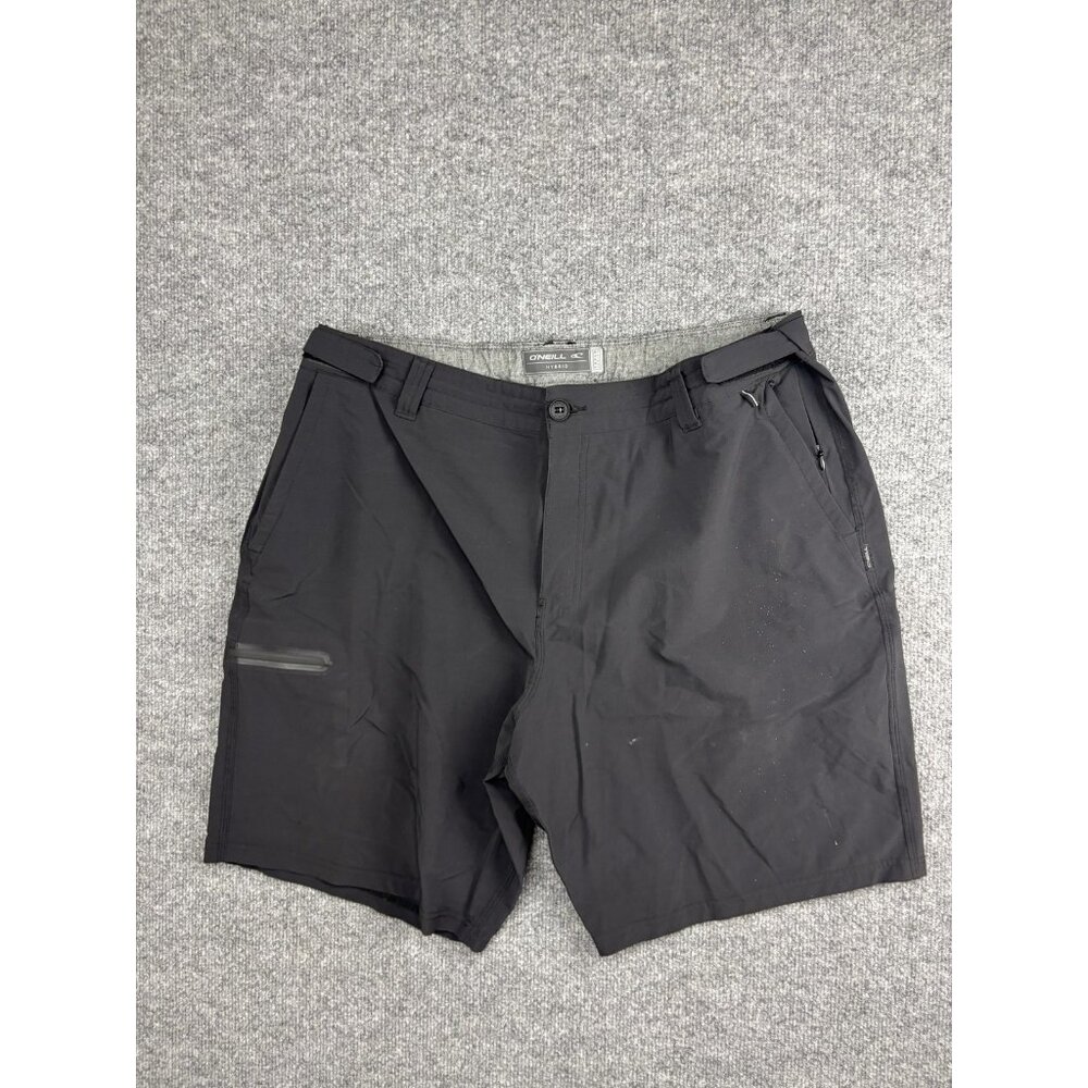 O'Neill Shorts Mens 40 Black Hybrid Travel Series‎ Cordura Zip Pockets Stretch